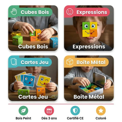 Jeu Éducatif Expressions Faciales